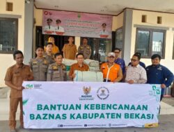 BAZNAS Kabupaten Bekasi Terdepan Tangani Banjir Akibat Jebolnya Tanggul Sungai Citarum