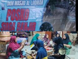 DKM Masjid Al Luqman Dirikan Posko Siaga Banjir, Bantu Warga Terdampak di Dua Desa Kabupaten Bekasi