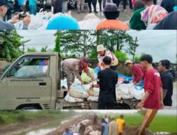 Jaga Irigasi dan Ketahanan Pangan, Muspika Pebayuran Turun Langsung Perbaiki Tanggul BKG 16
