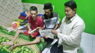 BAZNAS Kabupaten Bekasi Salurkan Bantuan Program Bekasi Sehat untuk Penderita TBC Tulang di Cikarang Timur