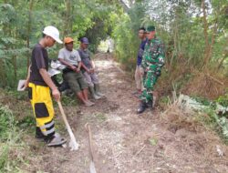 Koramil 03/Cabangbungin Gelar Kerja Bakti Bersama Warga, Wujudkan Kebersihan Sebagian dari Iman