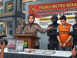 Satreskrim Polres Metro Bekasi Ungkap Kasus Persetubuhan Anak Dibawah Umur, Yang Dilakukan Oknum Pembina Pramuka
