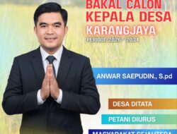 Menuju Karangjaya Emas, Anwar Saepudin Bacalon Kepala Desa Siapkan Agenda Pembenahan Menyeluruh 