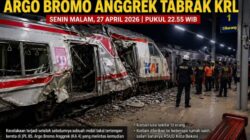 Tabrakan KA Argo Bromo Anggrek dan KRL di Bekasi Timur, 4 Tewas, Puluhan Korban Dievakuasi