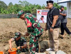 Peletakan Batu Pertama KDKMP Desa Mekarjaya, Dandim 0509 Bekasi Tegaskan Komitmen Kawal Program Asta Cita Presiden