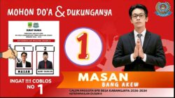 Masan Siap Bawa Perubahan untuk Dusun 2 Desa Karangjaya, Usung Visi Amanah dan Kemajuan Bersama