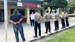 Disiplin Adalah Kunci, Pesan Tegas Kanit Reskrim dalam Apel Pagi Polsek Pebayuran