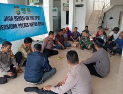 Kapolsek Pebayuran Pimpin JAGA BEKASI ON THE SPOT di Desa Sumberreja, Perkuat Sinergi Warga Jaga Kamtibmas