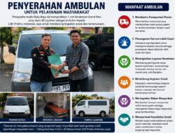 Pengusaha Muda Rizky Bayu Aji Serahkan Ambulans untuk Layanan Kemanusiaan LSM Prabhu Indonesia Jaya