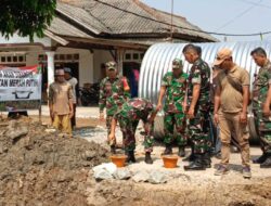 Peletakan Batu Pertama Jembatan Merah Putih di Karangjaya, Wujud Sinergi TNI dan Masyarakat