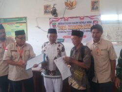Junaedi Resmi Daftar Bakal Calon Kepala Desa Karangjaya, Tahapan Pilkades 2026 Berjalan Tertib dan Kondusif