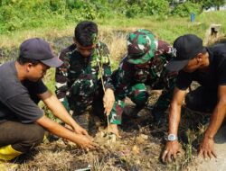 TMMD Ke-129 Tanam Pohon Bersama Warga, Bangun Kesadaran Menjaga Ekosistem Sejak dari Desa