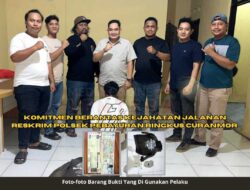 Unit Reskrim Polsek Pebayuran Ringkus Pelaku Curanmor di Karawang, Komitmen Berantas Kejahatan Jalanan Terus Diperkuat