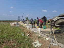 Satgas TMMD 0509/Kab Bekasi dan Warga Mulai Cor Jalan Lingkungan di Sasaran 3, Semangat Gotong Royong Warnai Pembangunan