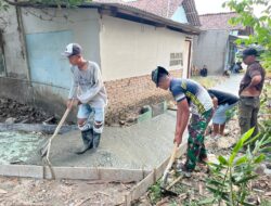 Semangat TNI-Rakyat Menguat, Pengecoran Jalan Sasaran 5 TMMD ke-129 Terus Dikebut