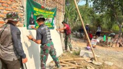 TMMD ke-129 Kodim 0509/Kab.Bekasi Kebut Pembangunan Rutilahu di Wibawamulya