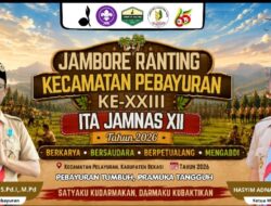 Ketua Kwarran Pebayuran Dorong Pramuka Makin Tangguh, “Pebayuran Tumbuh, Pramuka Tangguh” Jadi Semangat Pembinaan
