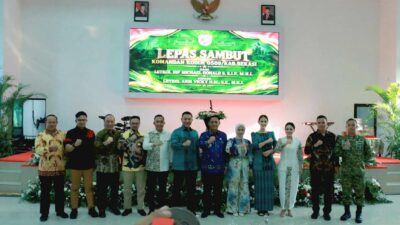 Lepas Sambut Dandim 0509, Letkol Ronald Titip Kabupaten Bekasi kepada Letkol Vicky
