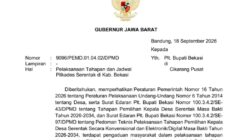 LBH AMPUH INDONESIA GUBERNUR JAWA BARAT MINTA EVALUASI PILKADES KABUPATEN BEKASI