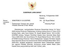 LBH AMPUH INDONESIA GUBERNUR JAWA BARAT MINTA EVALUASI PILKADES KABUPATEN BEKASI