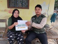 BAZNAS Kabupaten Bekasi Salurkan Bantuan Pengobatan untuk Megawati, Warga Karanganyar
