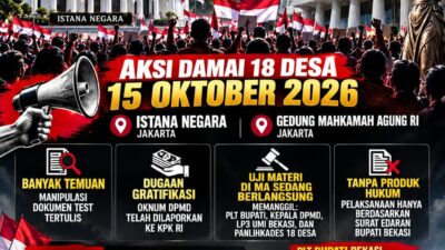 DESAK PEMERINTAH PUSAT BERI KEPASTIAN HUKUM DAN EVALUASI PILKADES 18 DESA
